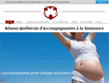 Tablet Screenshot of naissance.ca